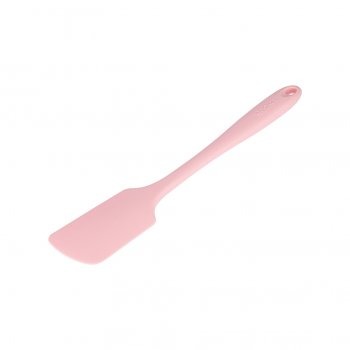 Esp tula Reta Silicone 28cm Rosa